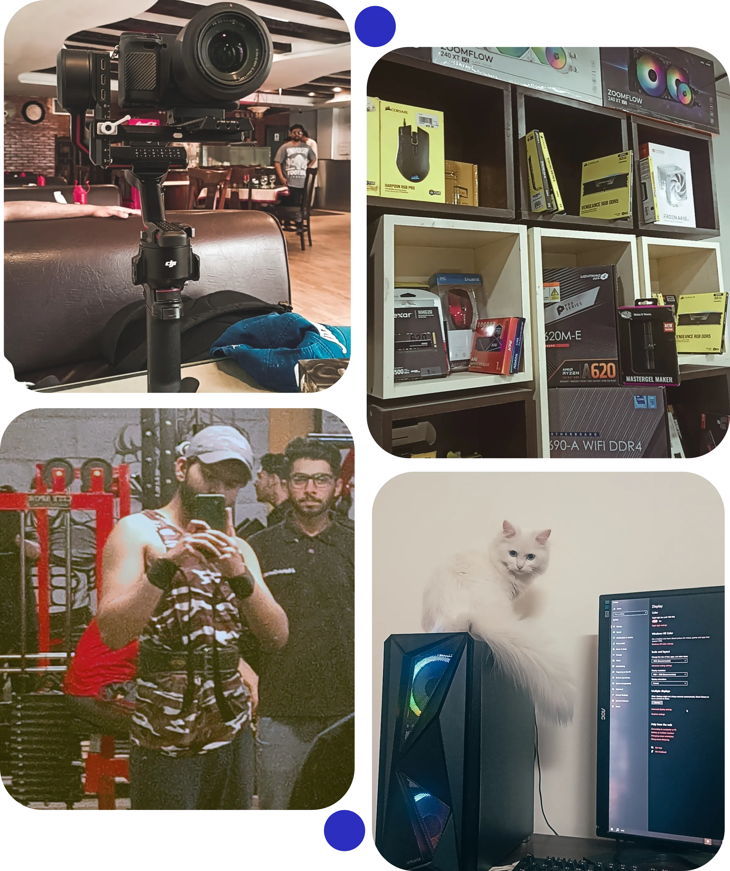 Hobbies and activities I love to do. Collage of hobbies